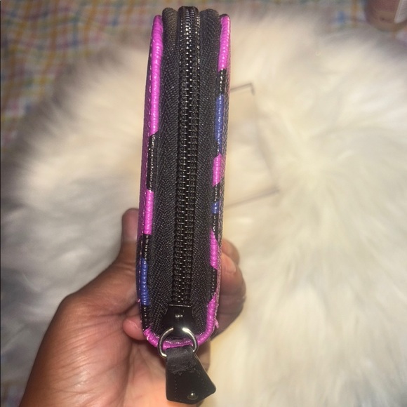 Pink and Blue Leopard Print Women's Wallet! - Picture 5 of 12